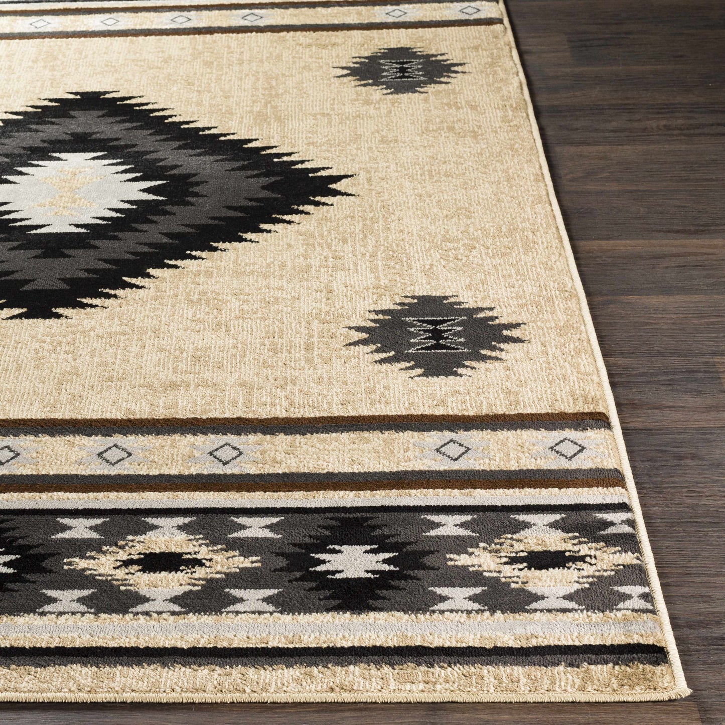 Buckhaven Brown Aztec Carpet