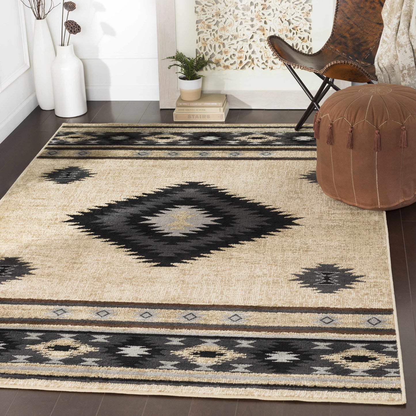 Buckhaven Brown Aztec Carpet