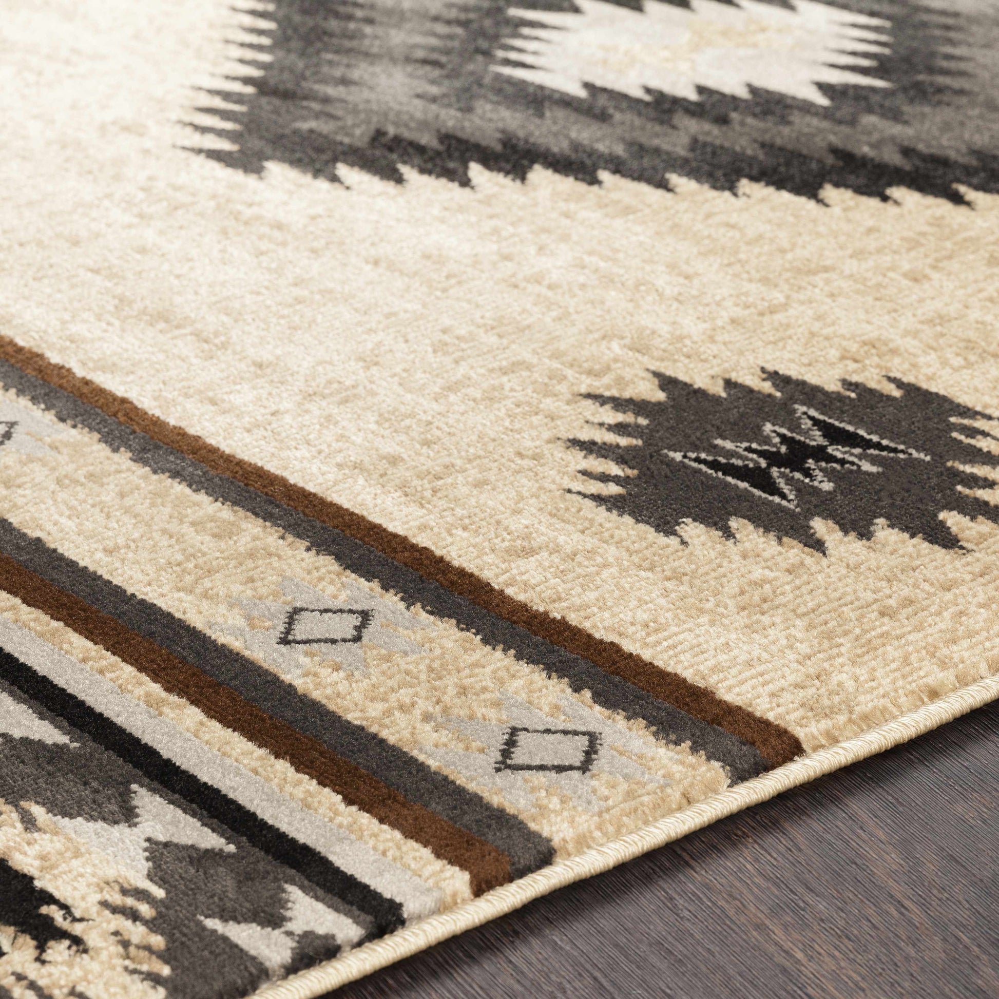 Buckhaven Brown Aztec Carpet