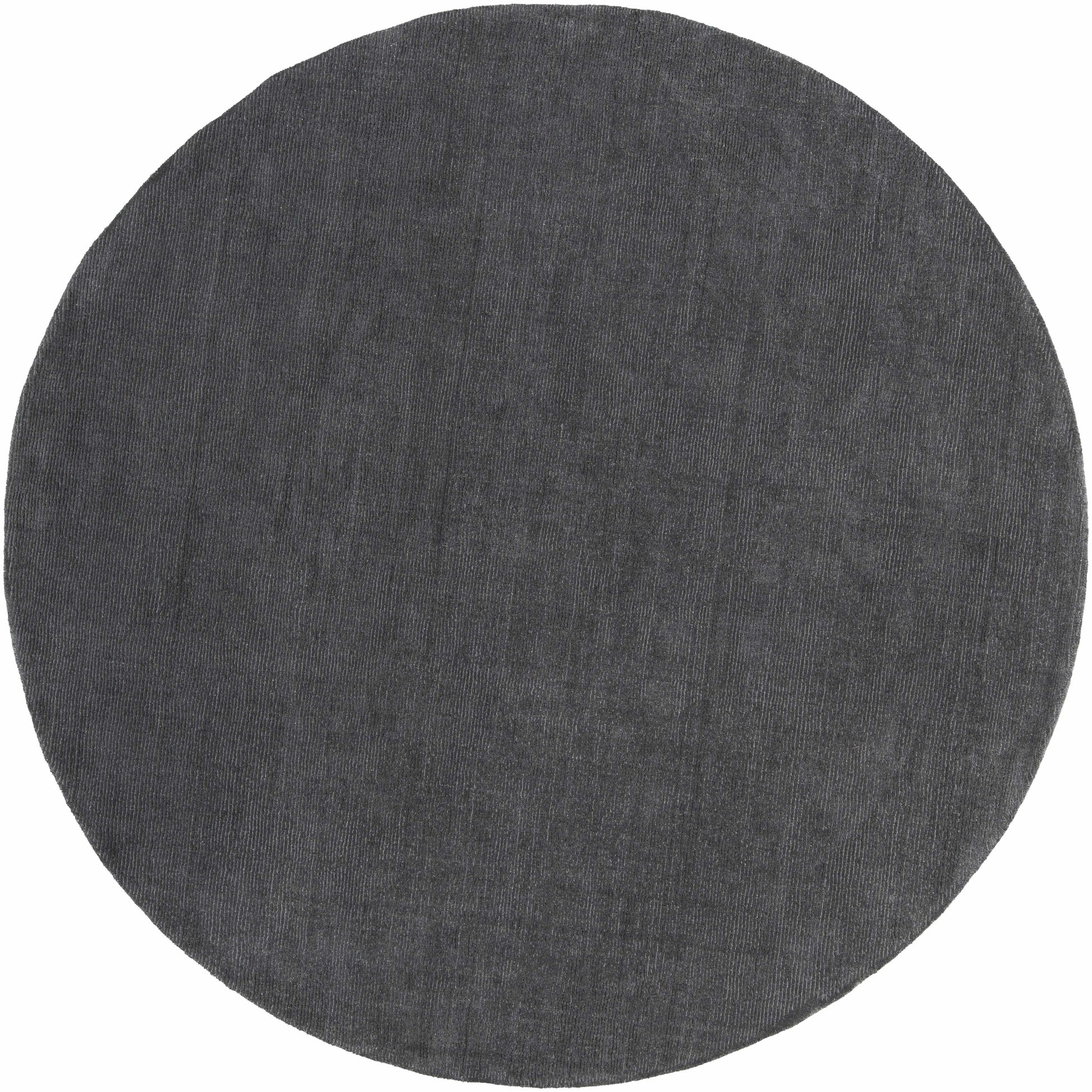 Brockton Solid Wool Charcoal Area Rug