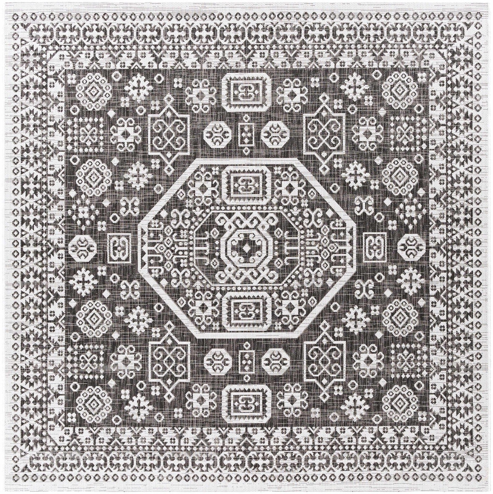 Kingscliff Black&White Outdoor Rug - Clearance