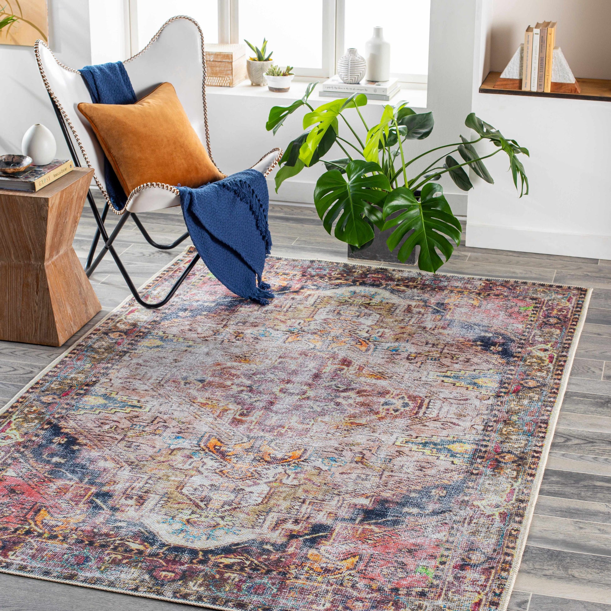 Monching Washable Area Rug