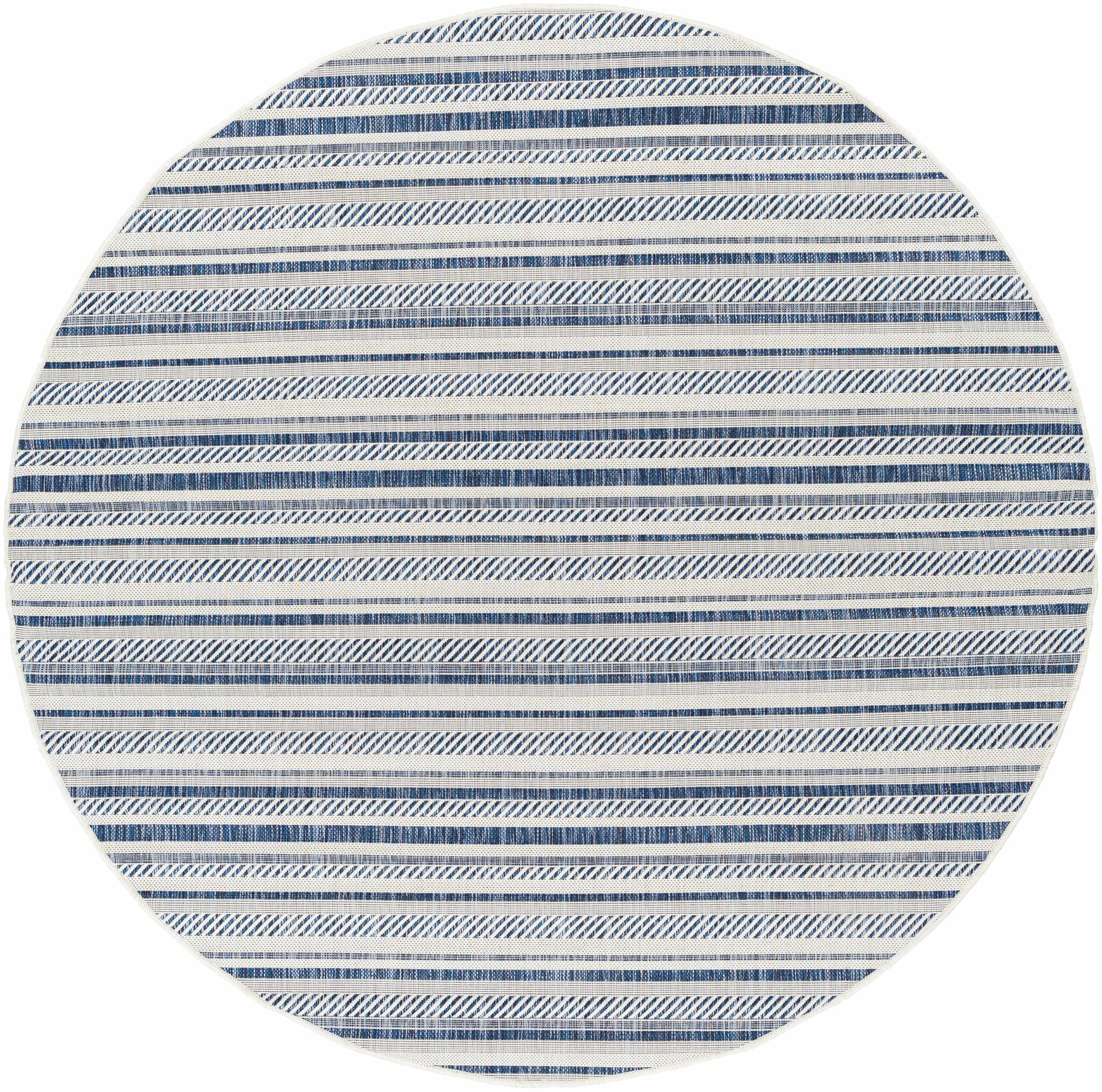 Olin White&Blue Performance Rug