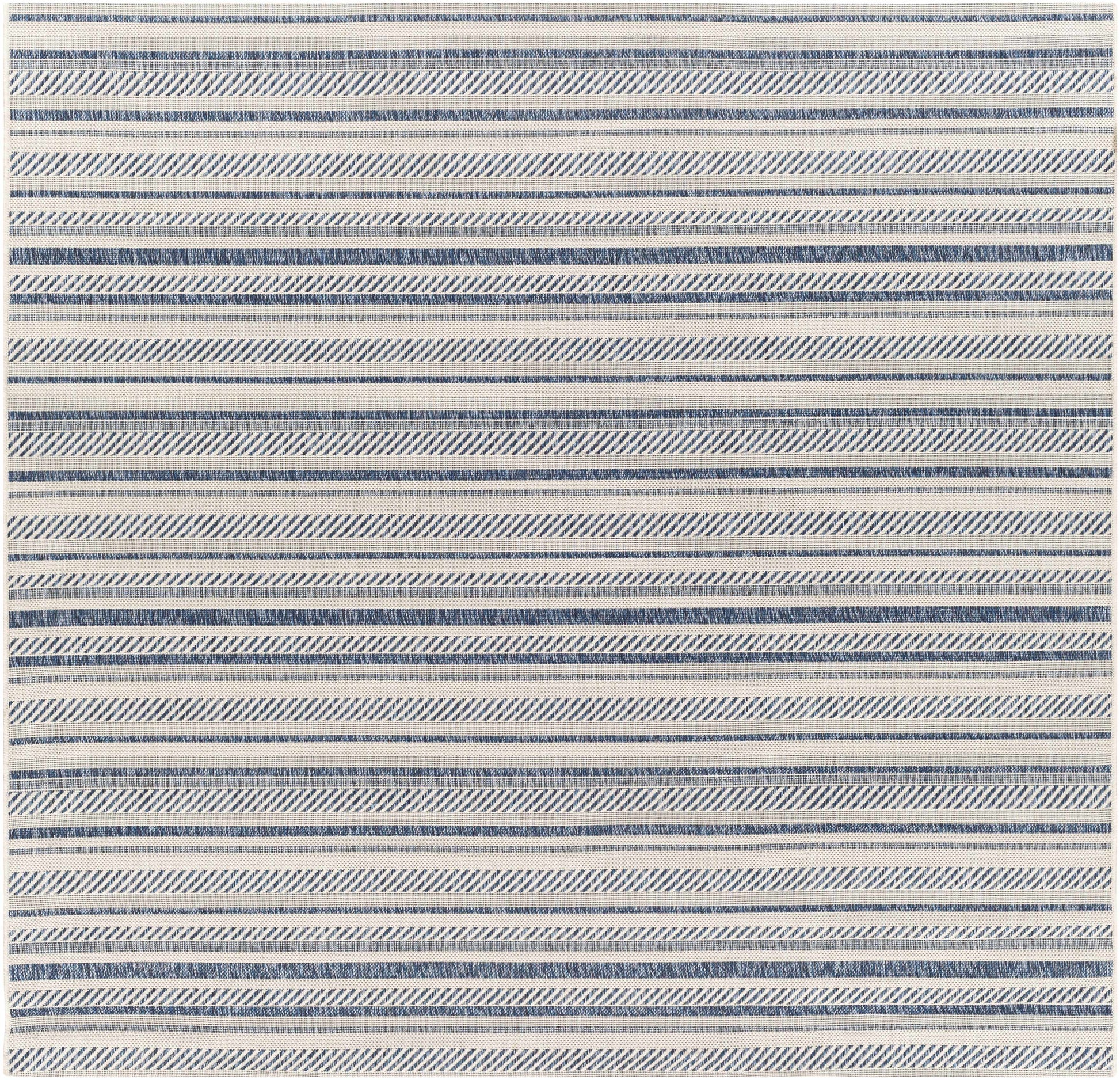 Olin White&Blue Performance Rug