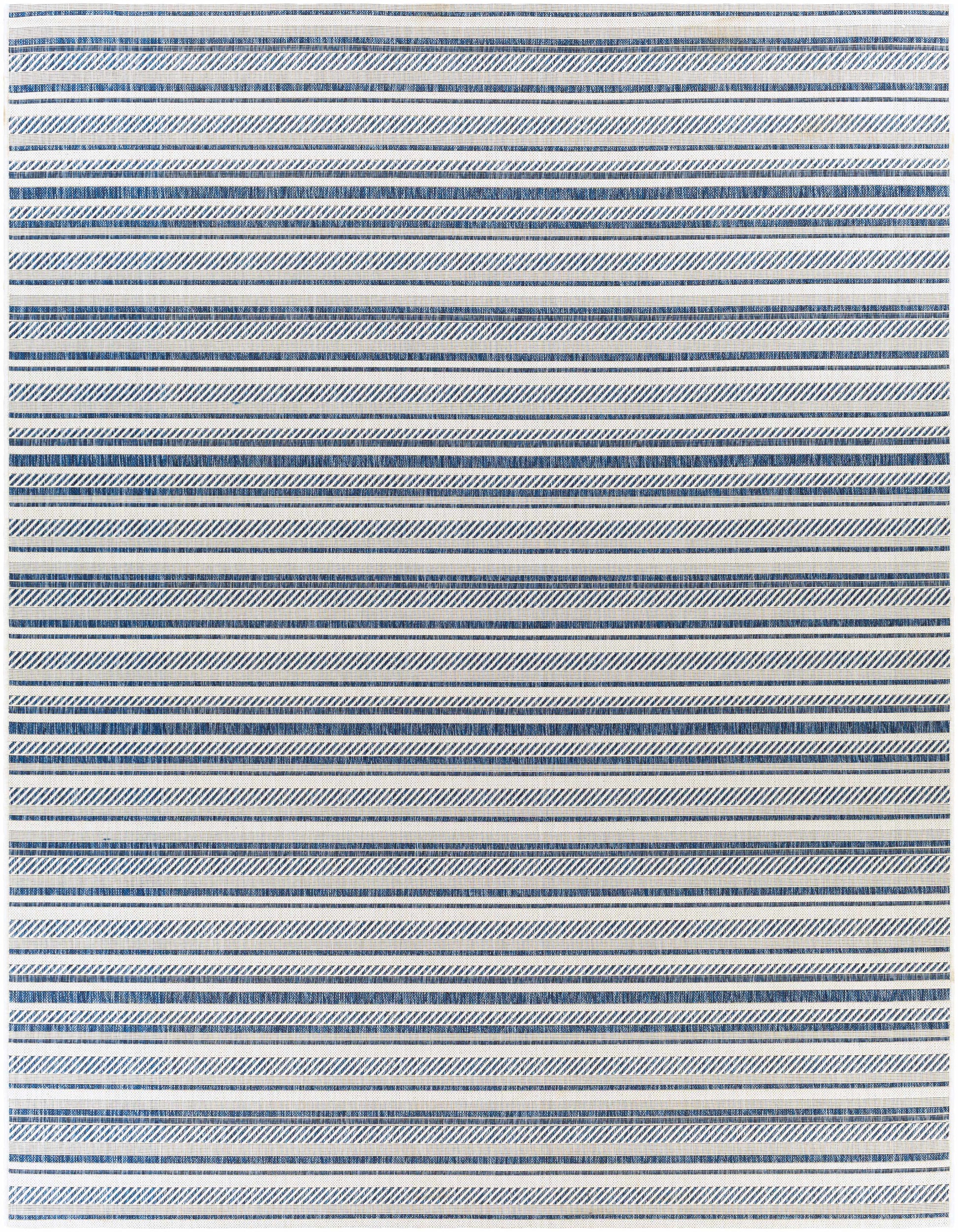 Olin White&Blue Performance Rug