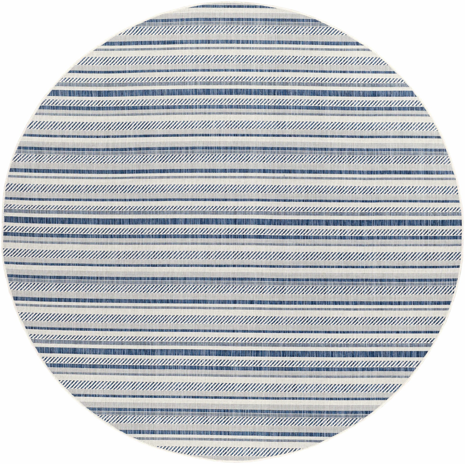 Olin White&Blue Performance Rug