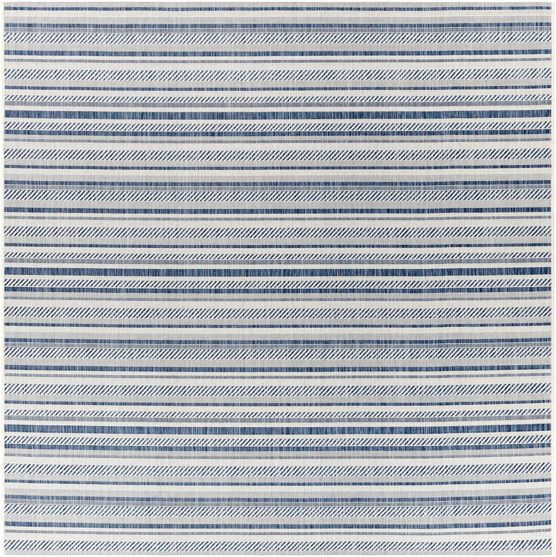 Olin White&Blue Performance Rug