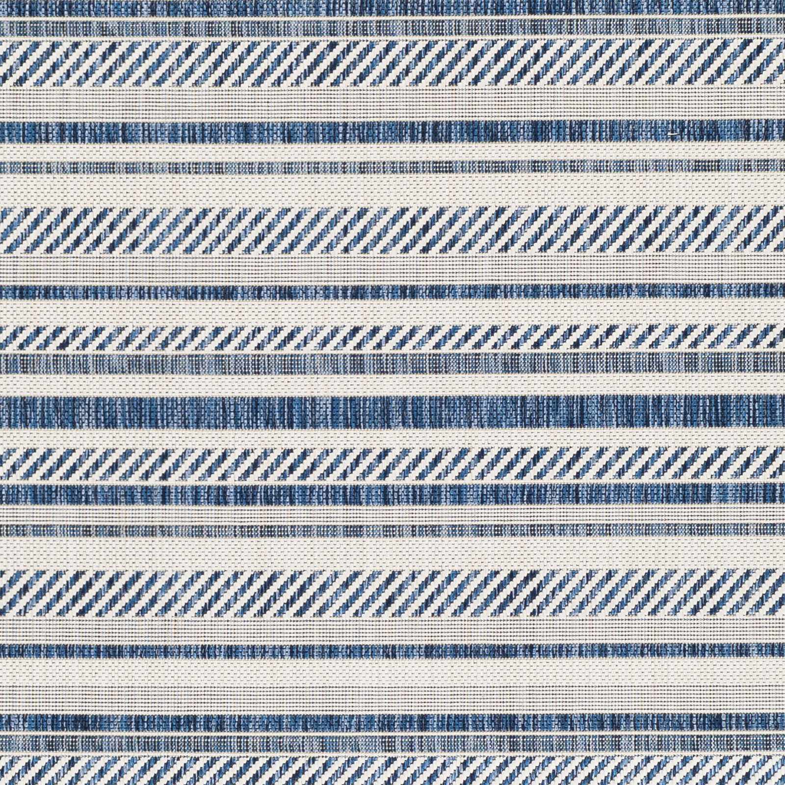 Olin White&Blue Performance Rug