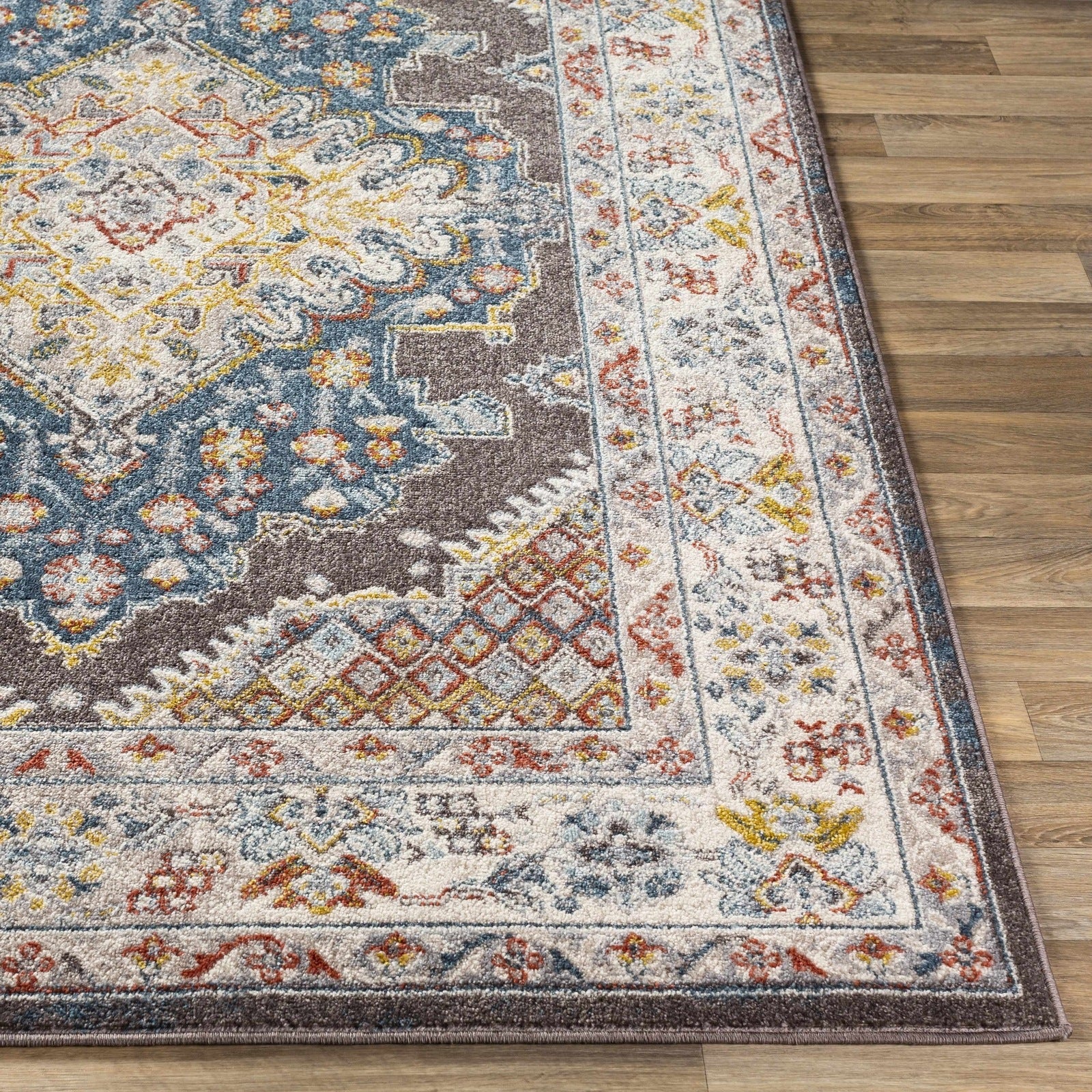 Haymond Brown Medallion Area Rug