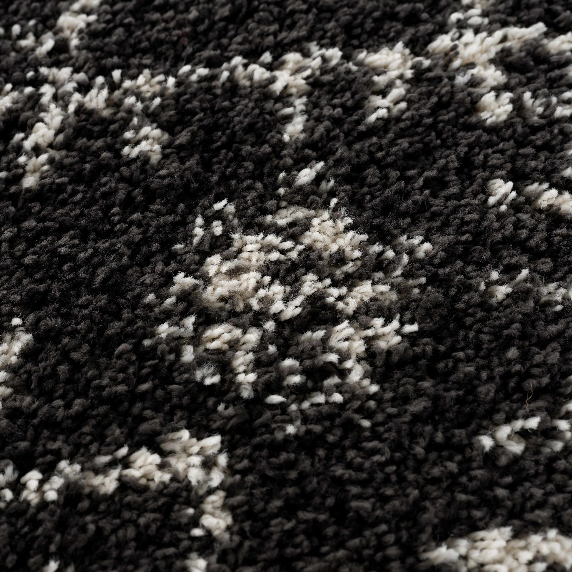 Black Godalming Shag Rug - Clearance