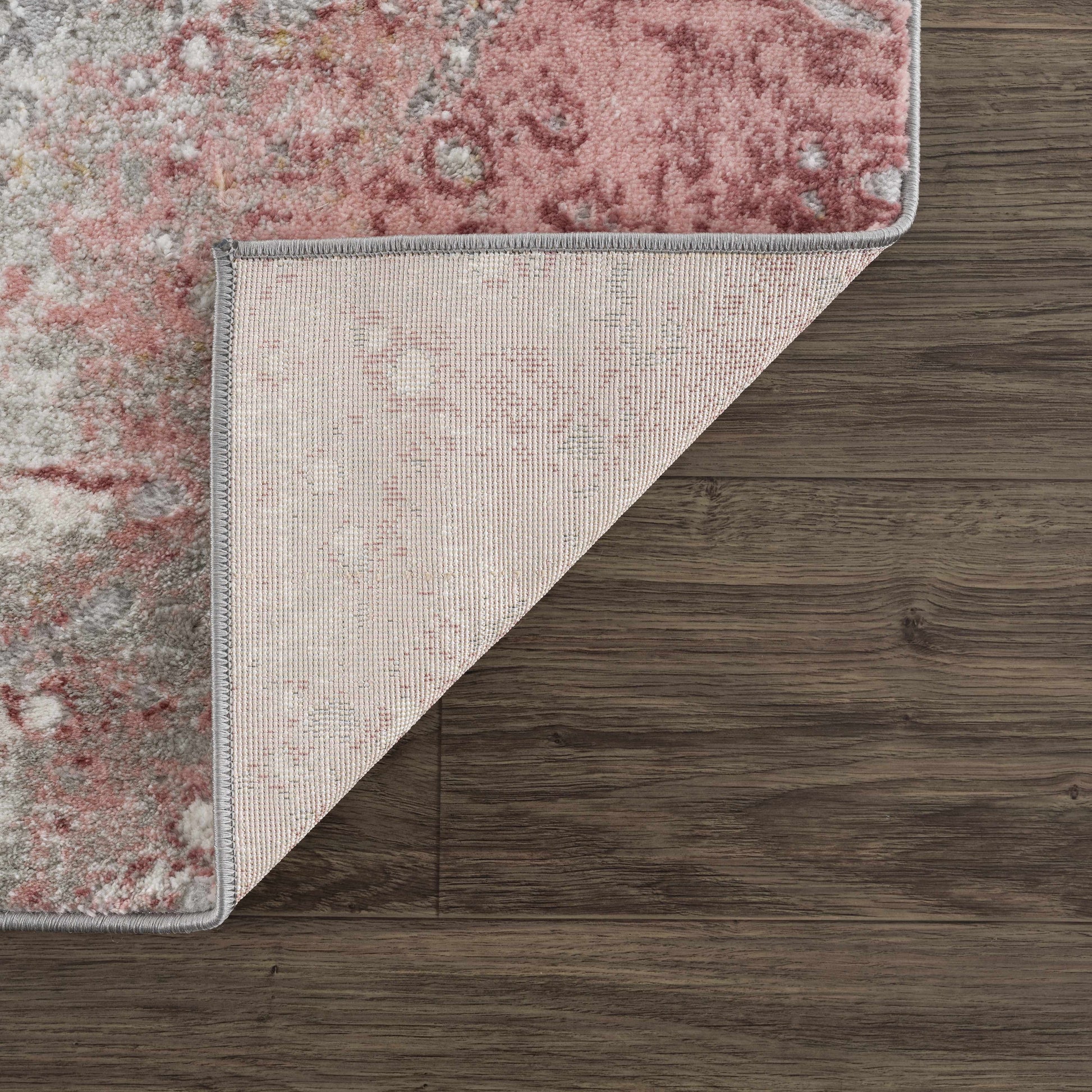 Lively Marble Pink Area Rug