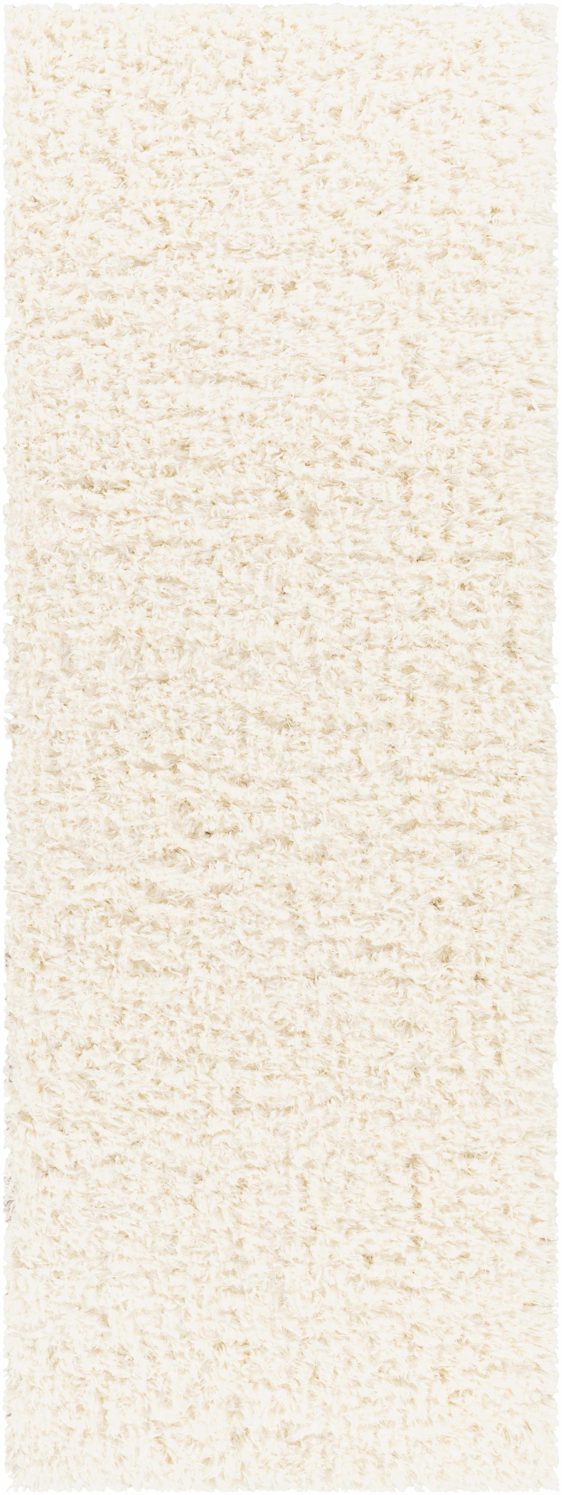 Siari Solid Cream Plush Rug