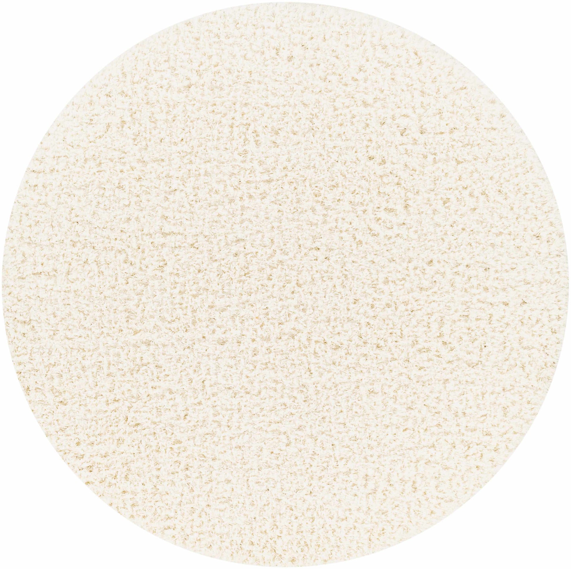 Siari Solid Cream Plush Rug