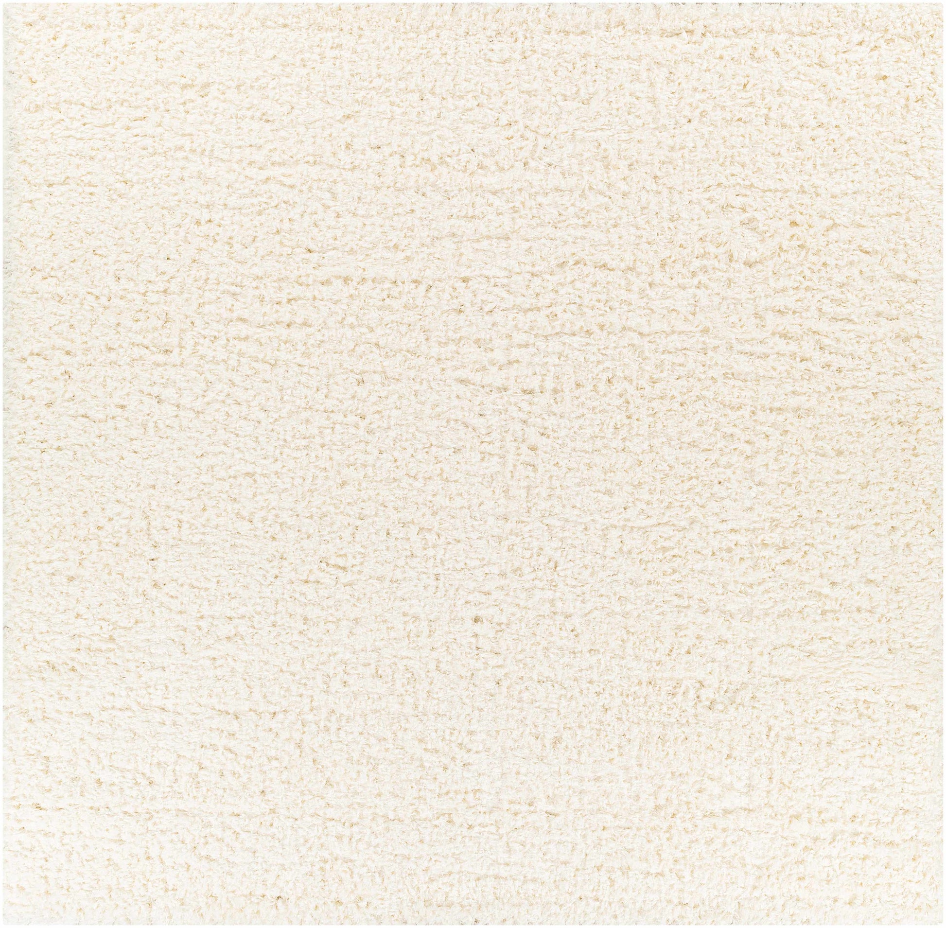 Siari Solid Cream Plush Rug