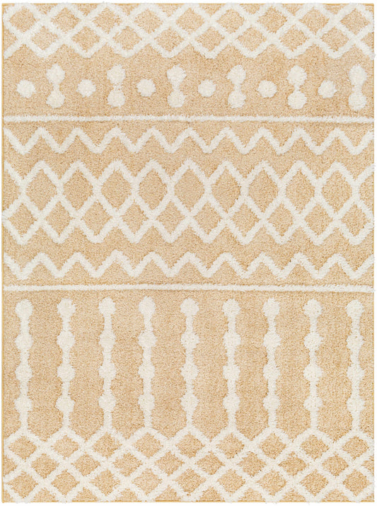 Ilyas Camel Plush Area Rug