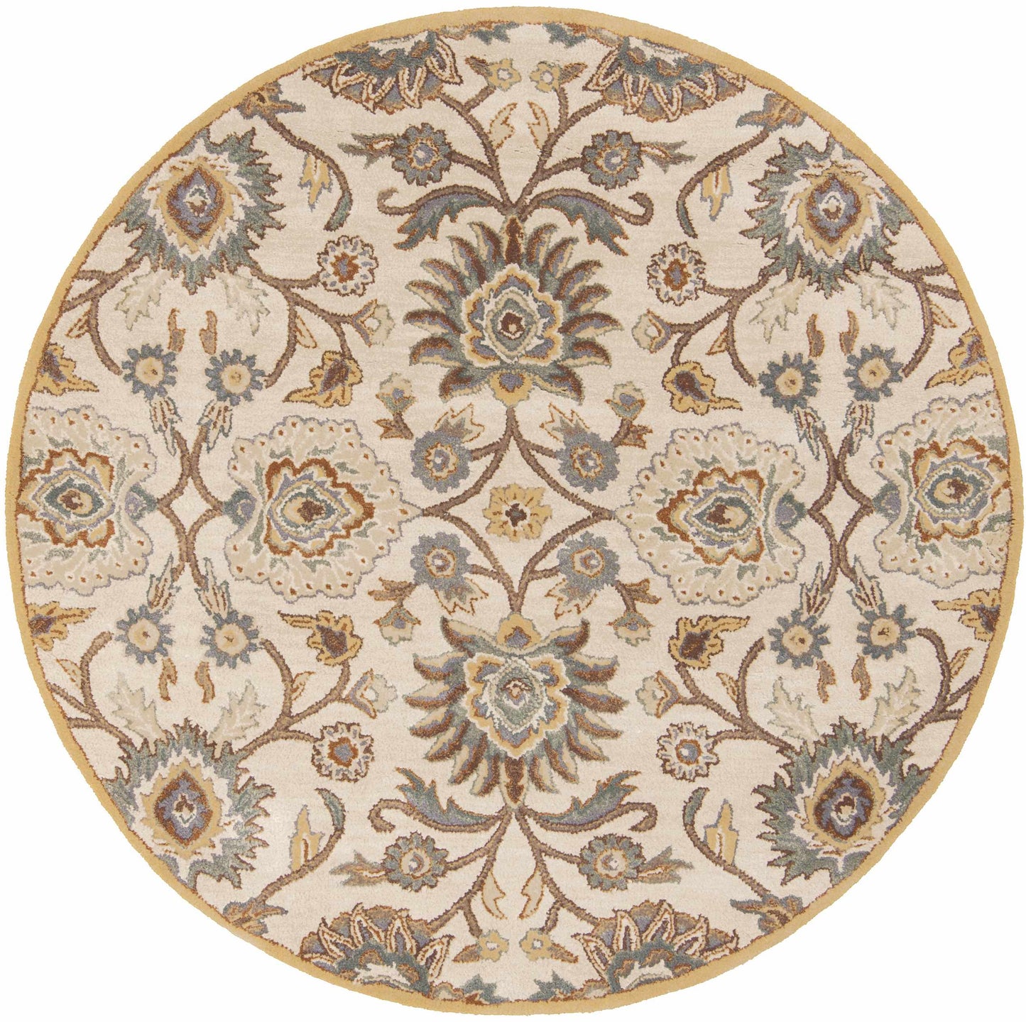 Conesus Hand Tufted Tan 1012 Wool Rug