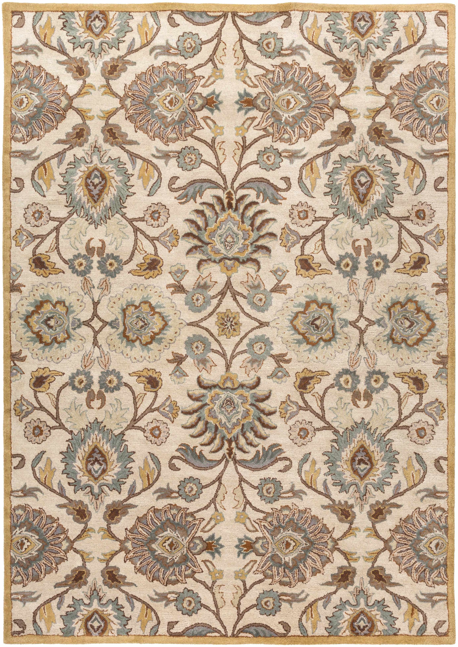 Conesus Hand Tufted Tan 1012 Wool Rug