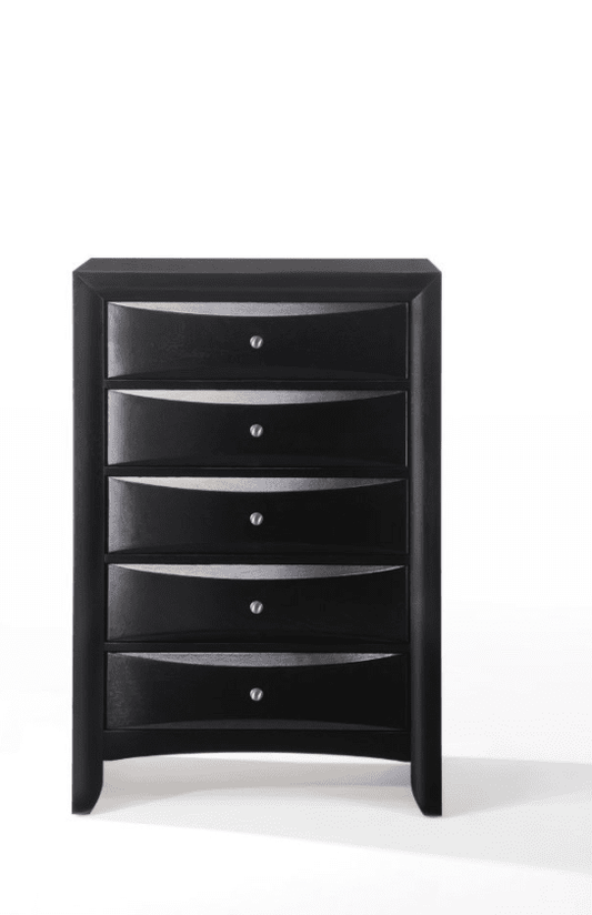 Ireland 5-Drawer Chest in Black - ACME 04166