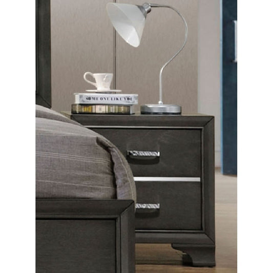 ACME Carine II Nightstand in Gray 26263