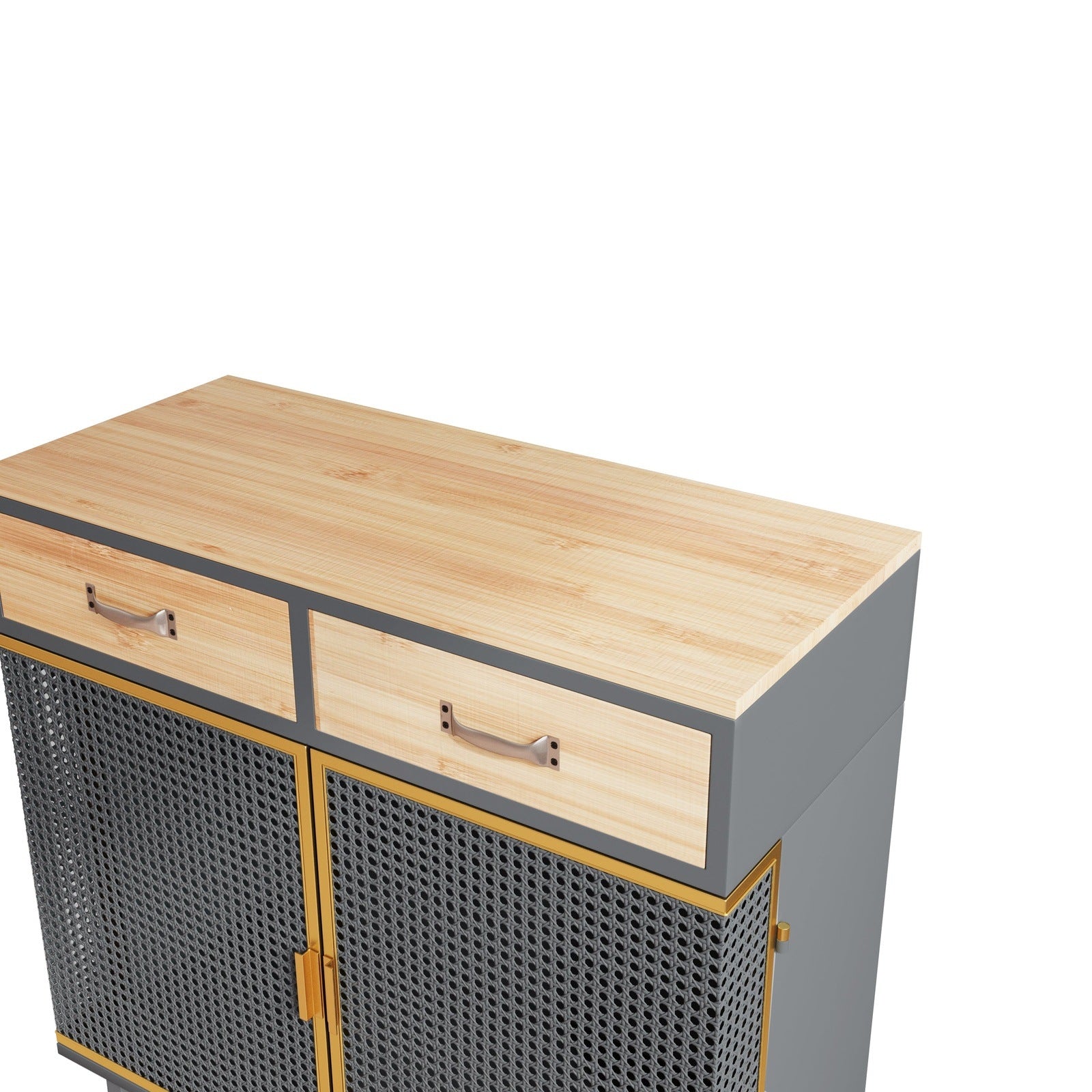 31.5" Modern Sideboard in Carbonized Bamboo