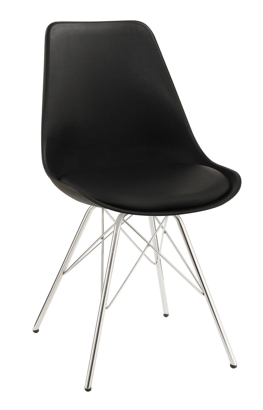 Black outlet bucket chair