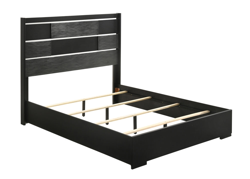 Blacktoft Chamber Trim Panel Bed in Black