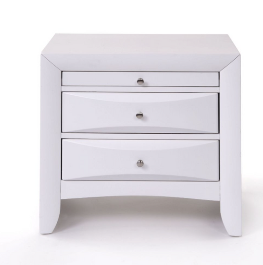 ACME Ireland Nightstand in White 21704