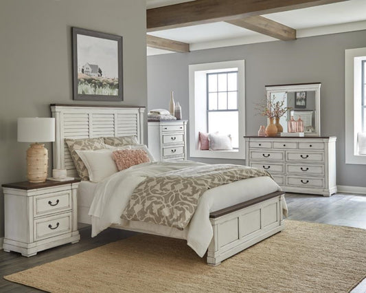 Hillcrest Farmhouse Style 5pc Queen Bedroom Set