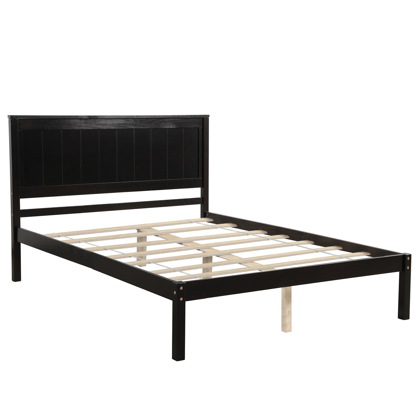 Full Size Platform Bed in Espresso