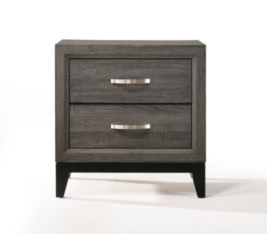 ACME Valdemar Nightstand in Weathered Gray 27053