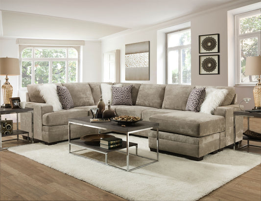 Hearth 2760 Hearth Cement Sectional - Delta Furniture