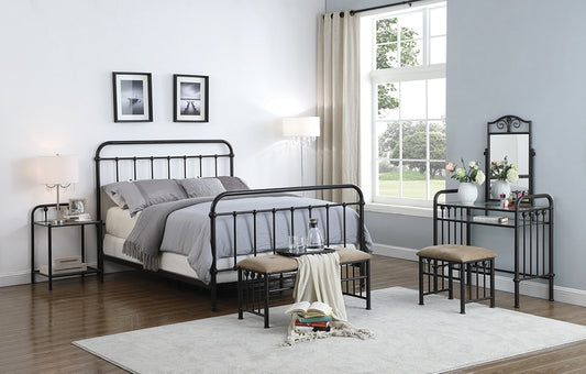 Livingston Dark Bronze Full Size Metal Bed