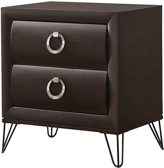 ACME Tablita Nightstand, Dark Merlot 27463