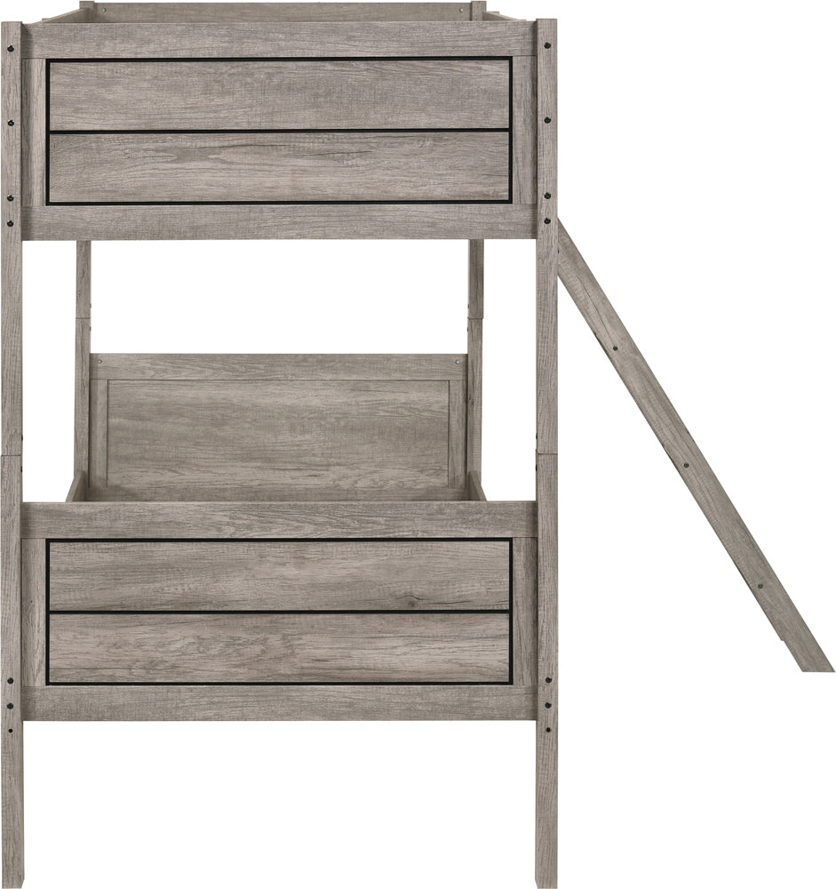 Copy of Flynn Twin over Twin Bunk Bed Weathered Taupe