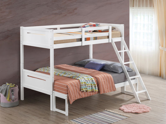 Littleton I Twin over Full Bunk Bed in White