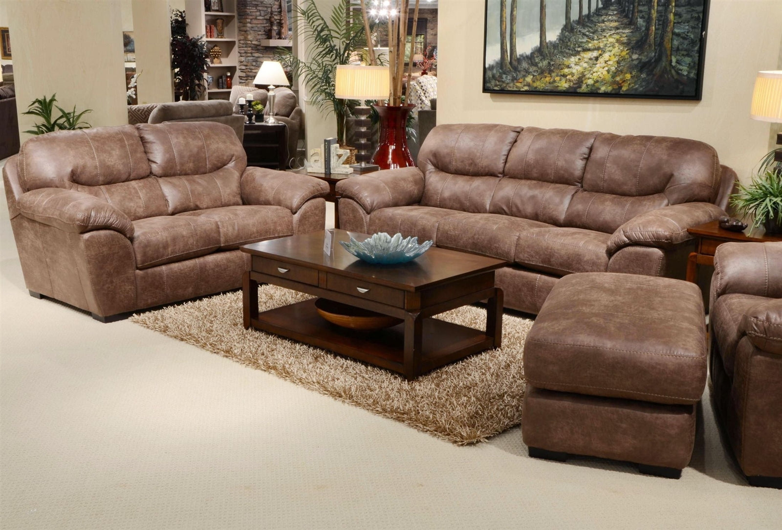 Grant Silt Sofa & Loveseat Set by Jackson Catnapper