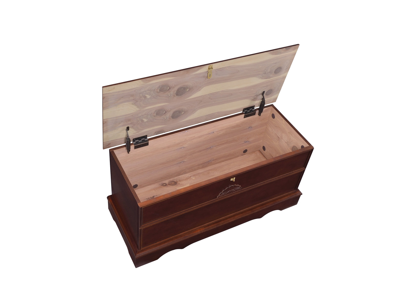 Rectangular Cedar Chest Warm Brown