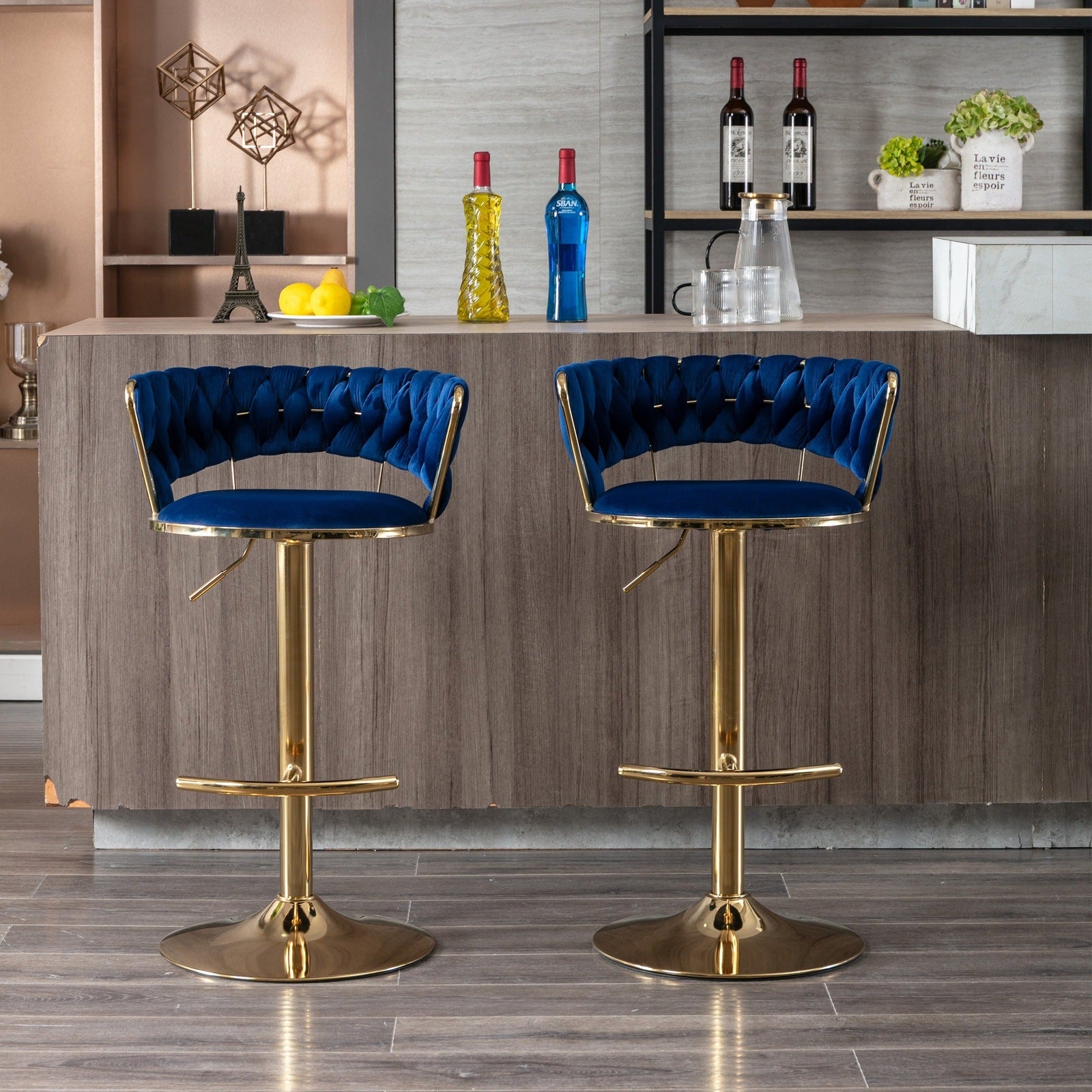 Bar stools gold discount base