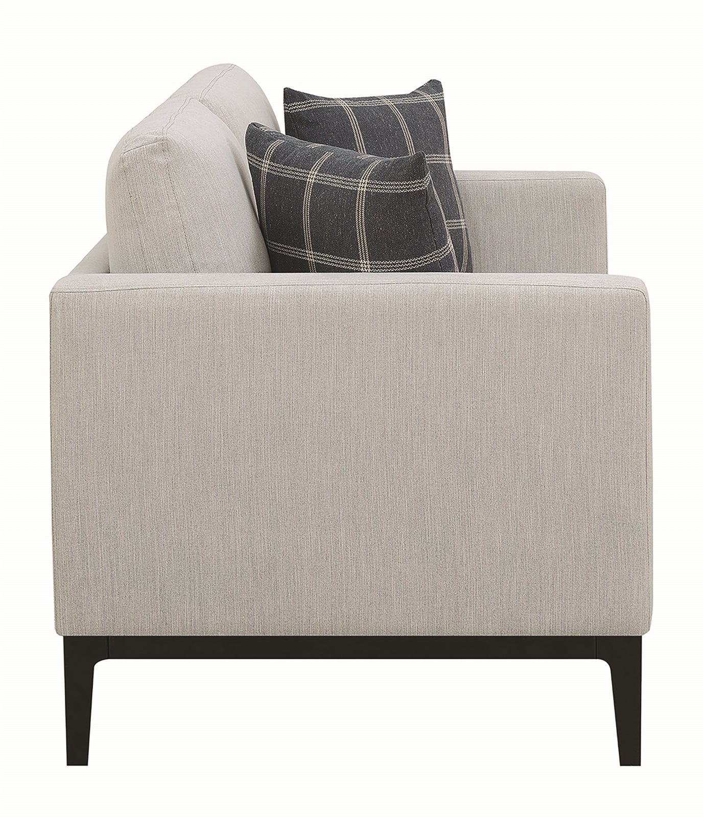 Asherton Modern Gray Loveseat by Scott Living