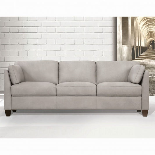 ACME Matias Sofa & Loveseat - 55015 - Dusty White Leather