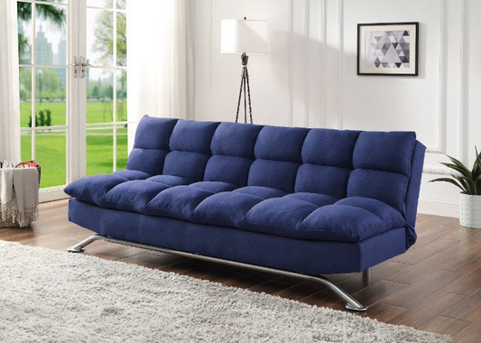 Petokea Modern Sofa Bed in Vibrant Blue -ACME 58255