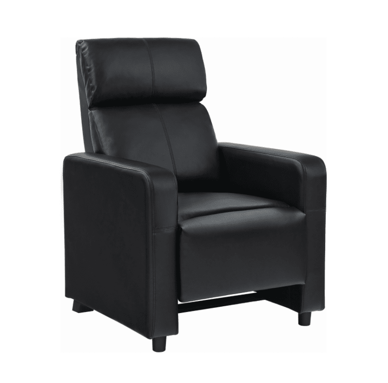 Toohey Modern Black 3pc Home Theater Seating