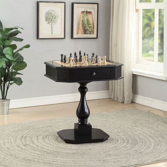 ACME Bishop Game Table in Black 82846