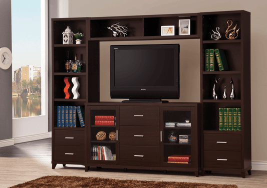 Lewes 4-Piece Media Console With Towers & Bridge