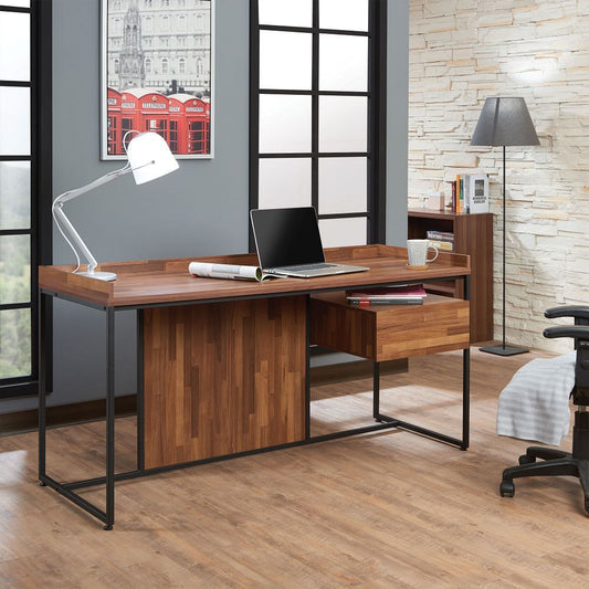 ACME Sara Desk in Walnut & Sandy Black 92445