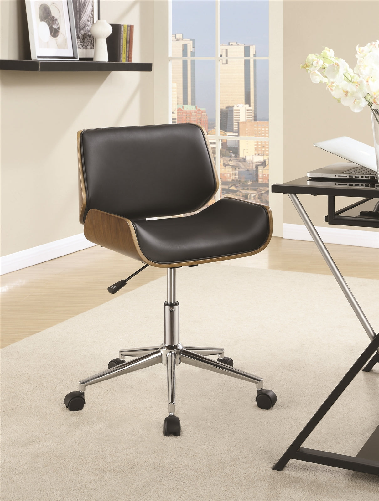 Awesome Mid-century Modern Style Low Profile Office Chair Available In 