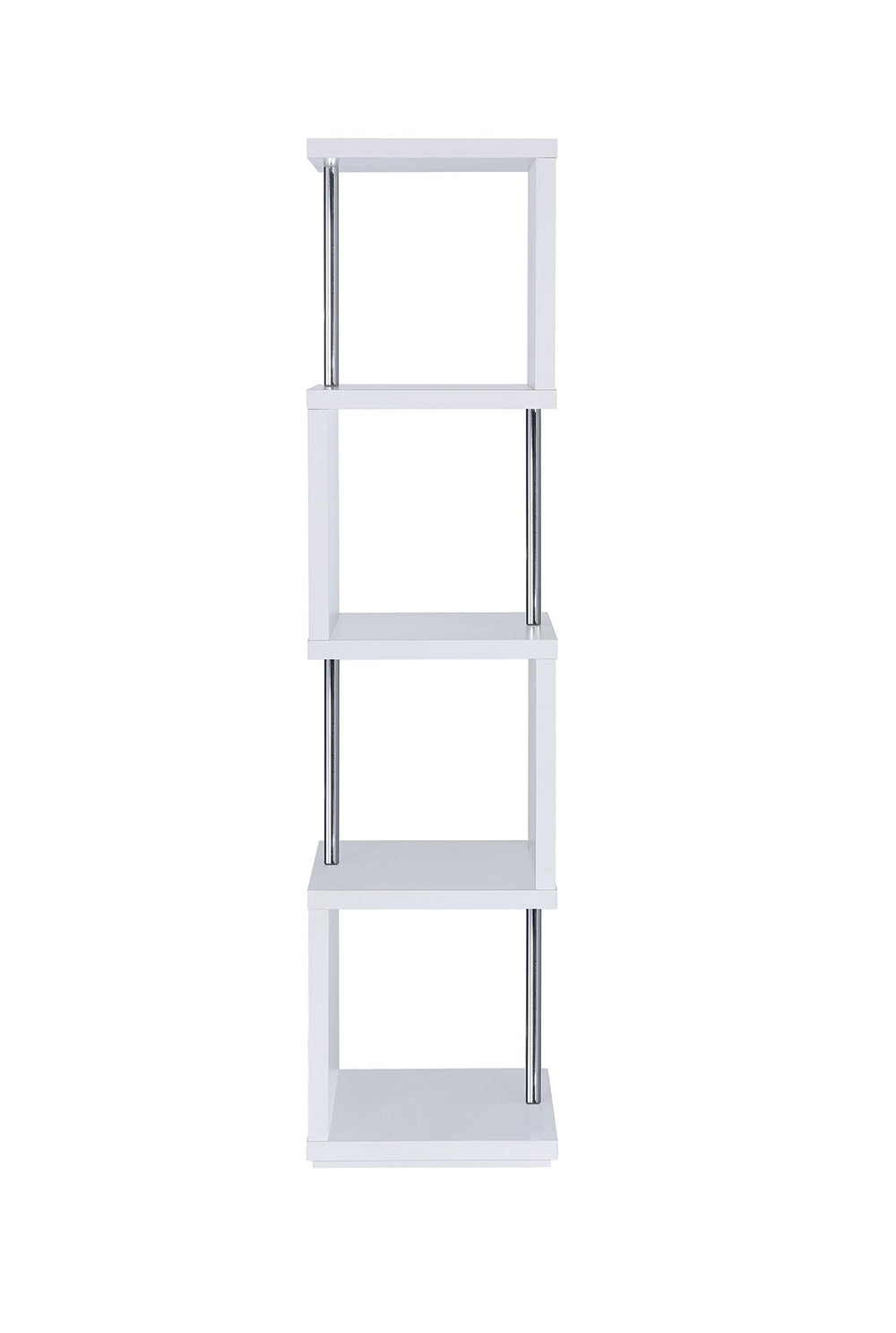 Contemporary white deals gloss bookcase