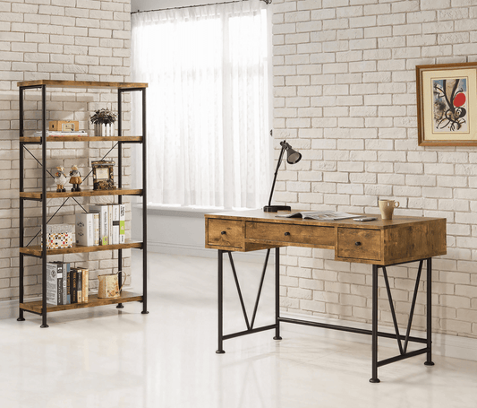 Barritt Industrial Style Writing Desk