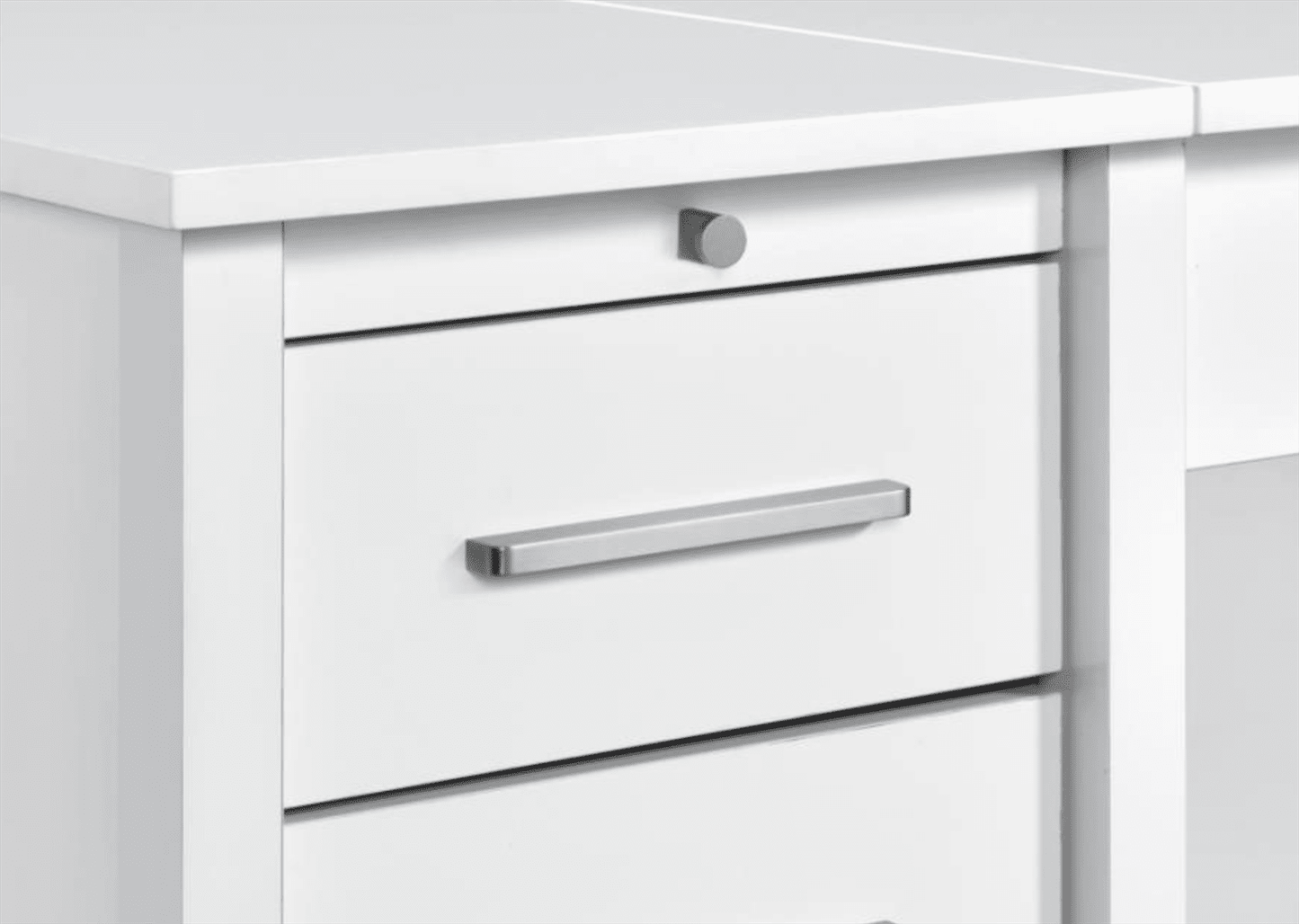 Dylan Lift Top Office Desk in White