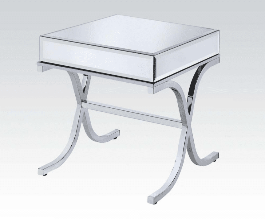 Yuri Modern Mirrored End Table - ACME 81197